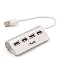 Nilox HUB da scrivania 4 porte USB 2.0