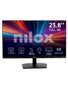 Nilox Monitor da 24", Full HD, VA, HDMI e VGA, 5 ms