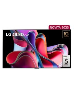 LG OLED evo GALLERY, Serie G3, 4K, ?9 Gen6, Brightness Booster Max, 60W, 4 HDMI con VRR, G-Sync, Wi-Fi 6, Smart TV WebOS 23