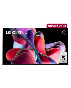 LG OLED evo GALLERY, Serie G3, 4K, a9 Gen6, Brightness Booster Max, 60W, 4 HDMI con VRR, G-Sync, Wi-Fi 6, Smart TV WebOS 23