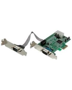 Startech Scheda PCI Express seriale nativa basso profilo a 2 porte RS-232 con 16550 UART