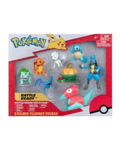 Rei Toys Pokémon - Pack Deluxe 8 Personaggi