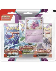 Pokemon Pokémon - Blister 3 Bustine + 1 Card - Scarlatto & Violetto 02