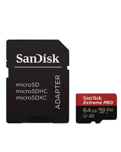 Sandisk EXTREME PRO MICROSDXC 64GB+SD ADAP