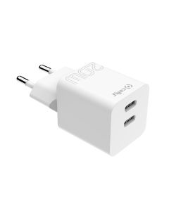 Celly TC2USBC20W - 2 USB-C Wall Charger 20W [PROPOWER]