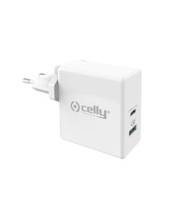Celly TCUSBC30W - USB-A / USB-C Wall Charger 30W [PRO POWER]