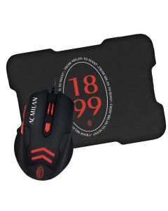 Prodotti Bulk MOUSE USB CON MOUSEPAD UFFICIALE MILAN