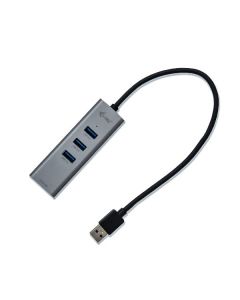 I-Tec HUB USB A a 3 Porte USB A + 1x RJ45