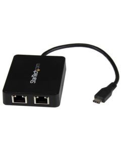 Startech Adattatore di Rete USB-C a 2x RJ45