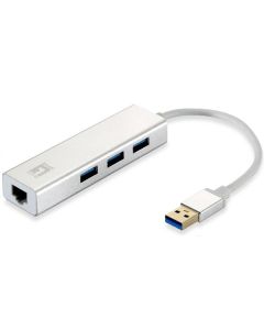 Level One LEVELONE USB-0503 - ADATTATORE DI RETE USB GIGABIT+ HUB 3-PORTE USB 3.0