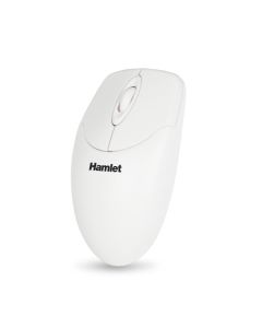 Hamlet XMICEU2WH-OEM  Mouse Ottico USB 1000dpi + 3 Tasti Scroll BIANCO