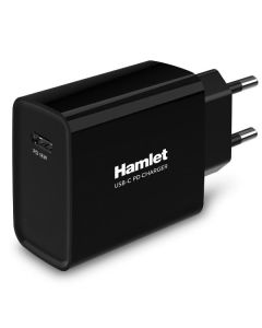 Hamlet XPWCU118PD - Alimentatore USB-C PD 18W